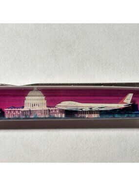 Washington DC Floaty Pen Nation's Capital 747 Airplane Moves by Capitol Vintage